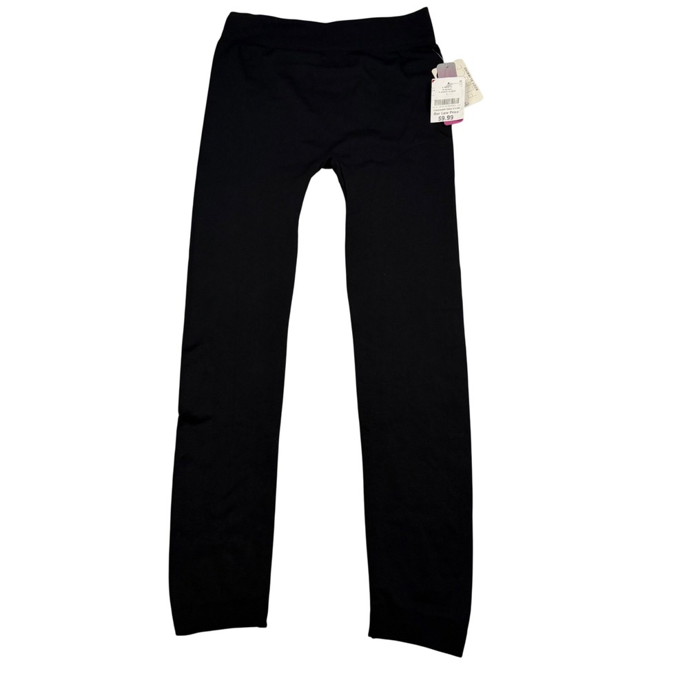 Ready To Go Black Body Slimming Seamless Leggings Size Large NWT